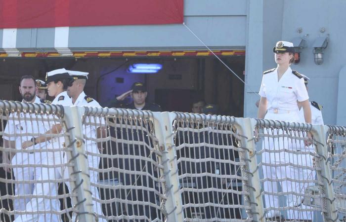 La princesse Leonor fait une dernière escale à Las Palmas avant de traverser l’Atlantique