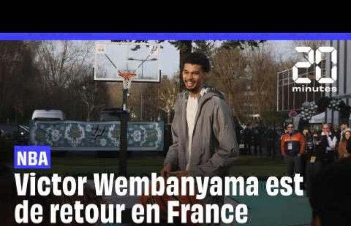 Victor Wembanyama revient dans sa ville natale pour inaugurer deux terrains de basket