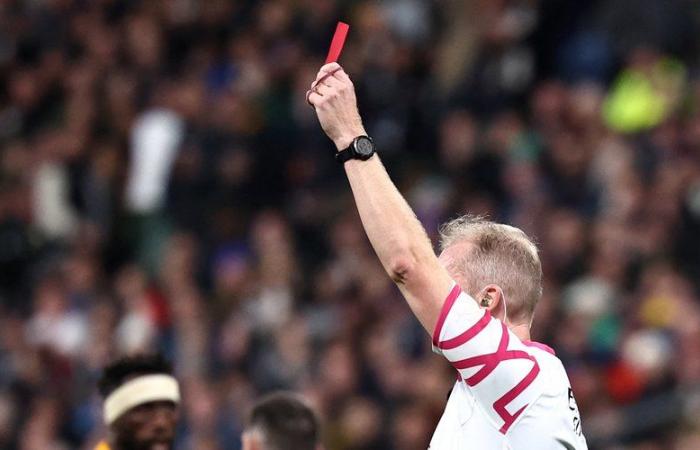 le carton rouge de 20 minutes mis en place lors du Tournoi des Six Nations