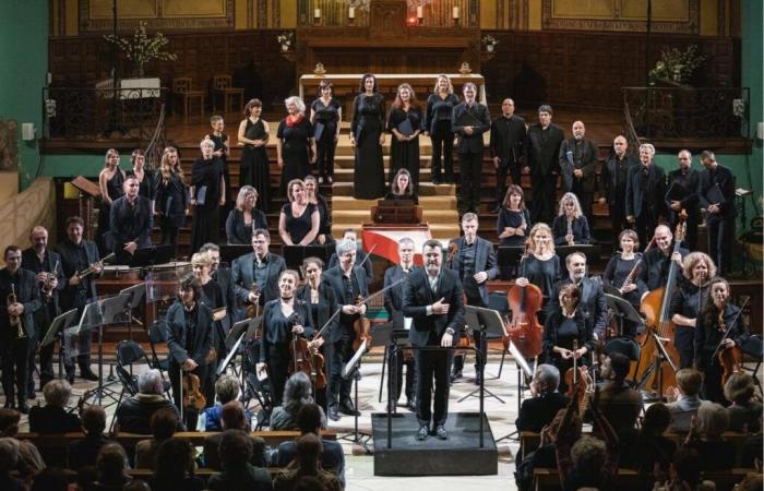 un concert de musique sacrée avec la chorale Ascèse