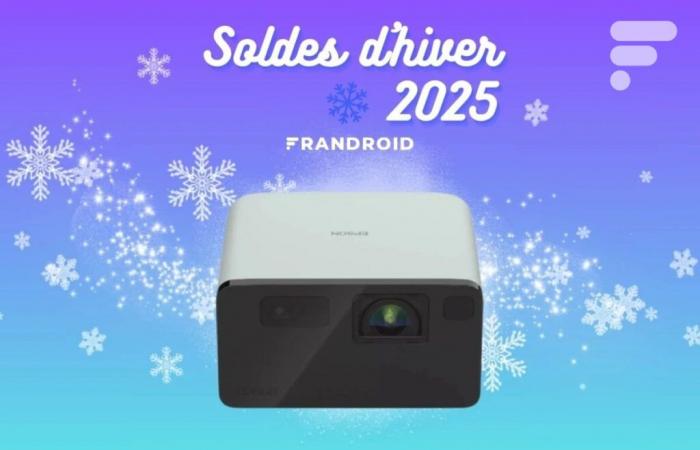 Ce nouveau mini vidéoprojecteur laser Full HD avec Google TV perd 200€ pendant les soldes