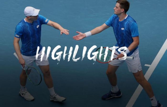 Heliovaara / Patten – Nys / Roger – Vasselin – Temps forts du match – Open d’Australie – Tennis Vidéo