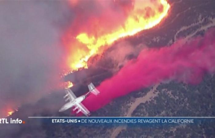 Un nouvel incendie se déclare près de Los Angeles, en Californie