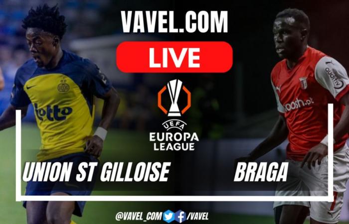 Union St Gilloise vs Braga Mises à jour des scores en direct (1-1)