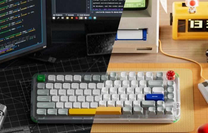 Clavier mécanique hybride NuPhy Kick75 attendu en février et nouveaux détails sur la personnalisation, les pièces imprimables en 3D et le prix