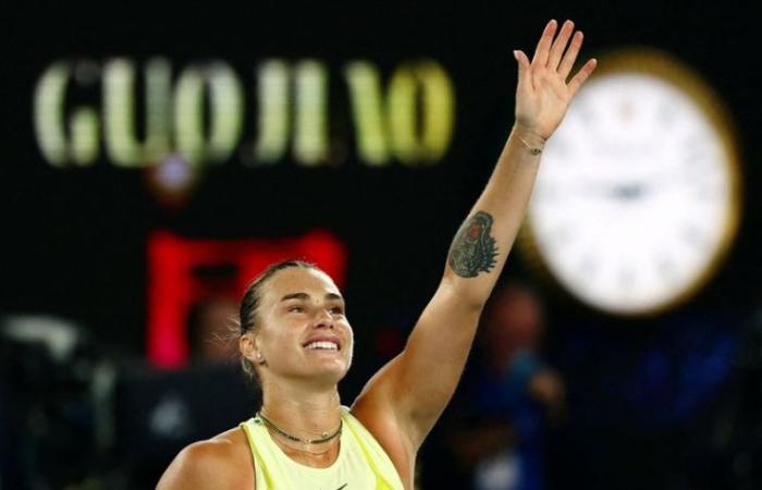 Tennis : Sabalenka qualifiée pour sa troisième finale consécutive à l’Open d’Australie – 23/01/2025 à 11:52