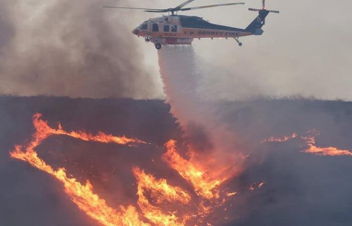 images du nouvel incendie violent au nord de la ville, des milliers d’habitants évacués