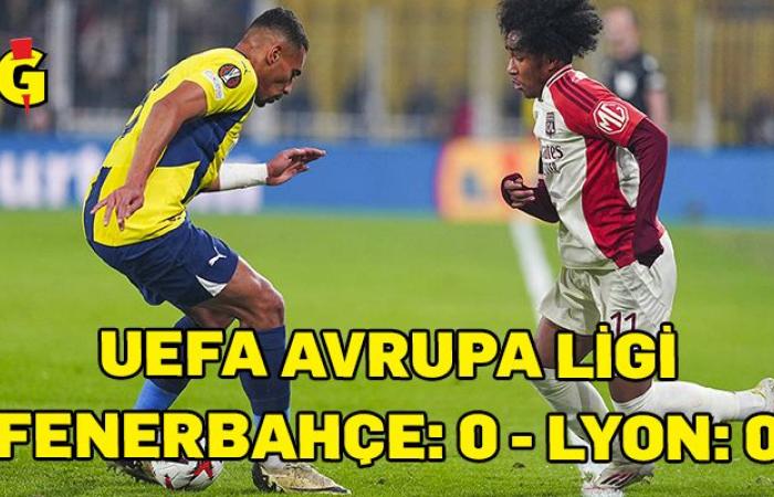 Fenerbahce, représentant français aux JO, fait match nul avec Lyon