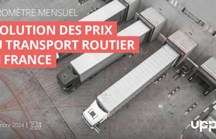 immobilité des prix du transport routier en décembre