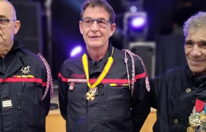 Le Cheylard. La médaille d’or de la Fédération Nationale des Sapeurs Pompiers pour Gilles Terrisse