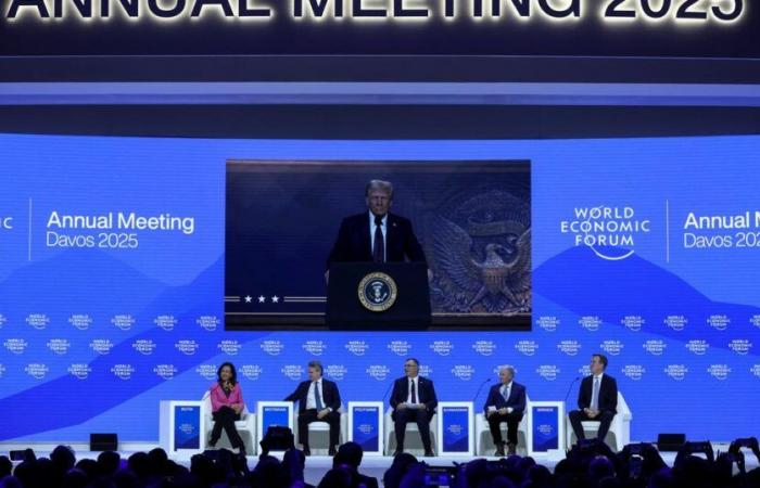 “Venez produire en Amérique”, sinon vous devrez “payer des droits de douane”, dit Trump aux patrons réunis à Davos