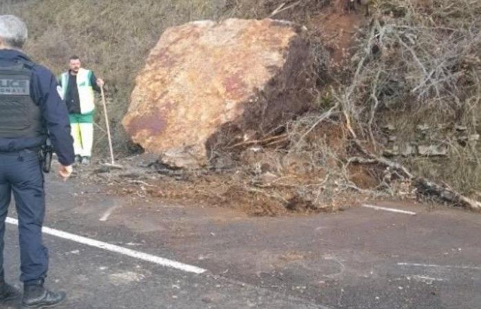 Aveyron. Un bloc de 30 tonnes se détache, la côte de La Cavalerie fermée à la circulation