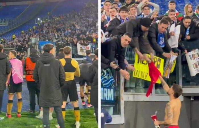 Le beau geste des vrais joueurs de la Sociedad avec leurs fans à la fin du match: “plus unis que jamais”