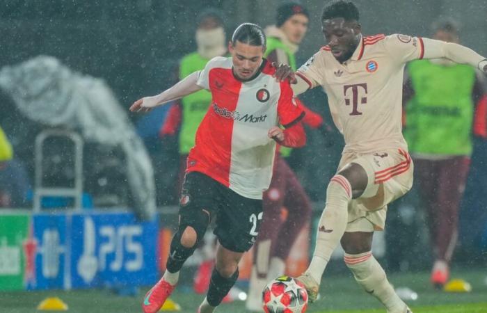 Alphonso Davies du Bayern Munich blessé lors d’un match de Ligue des champions