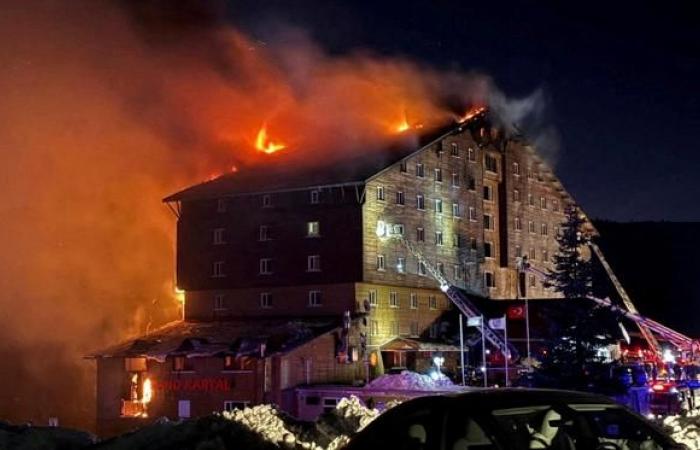 En Turquie, 78 morts dans l’incendie d’un hôtel d’une station de ski