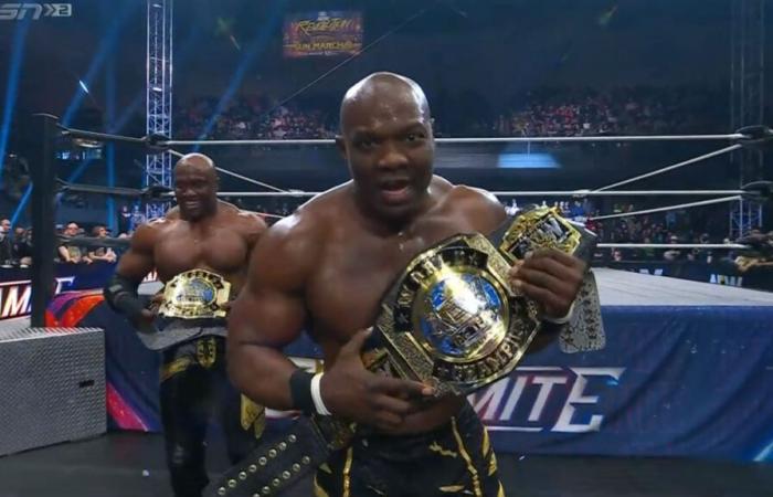 Bobby Lashley et Shelton Benjamin deviennent champions AEW pour la première fois