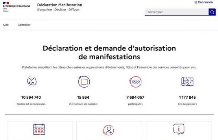 Plateforme dédiée aux manifestations sportives sur la voie publique – Plateforme Internet « déclaration-manifestations.gouv.fr » – Manifestations sportives – Démarches