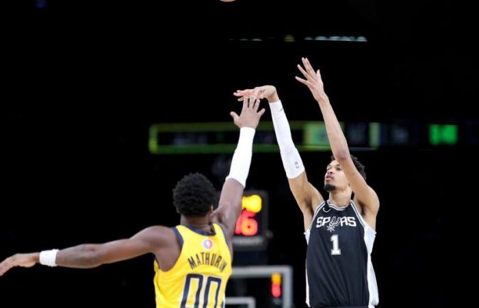 Les Spurs en lâchent 140 sur les Pacers à Paris