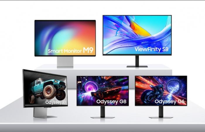 nouveaux produits Samsung AI et OLED au CES 2025