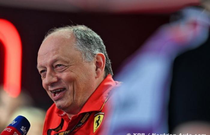 Formule 1 | Vasseur a une pensée pour Sainz alors que Hamilton fait ses débuts avec Ferrari