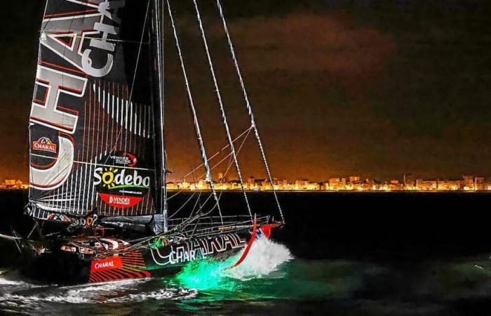 «Je n’ai jamais augmenté, mais c’est le temps qui a tout décidé», explique Jérémie Beyou, 4e dans la Vendée Globe après 74 jours et 12 heures de course