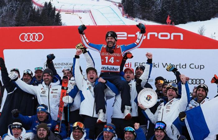 “Notre Cyp’, il nous manque la folie” : à Kitzbühel, Cyprien Sarrazin toutes têtes bleues