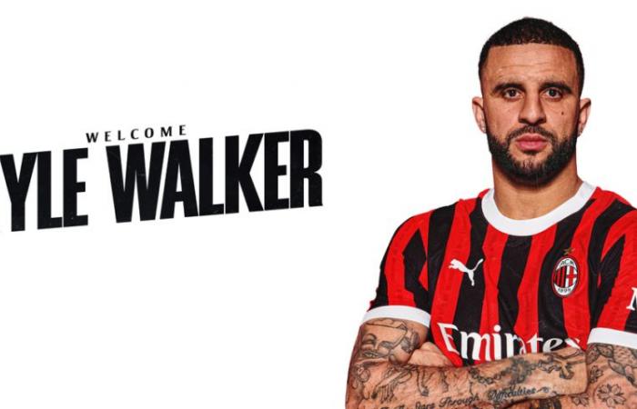 Kyle Walker, nouvelle signature du marché des transferts d’AC Milan: la déclaration officielle