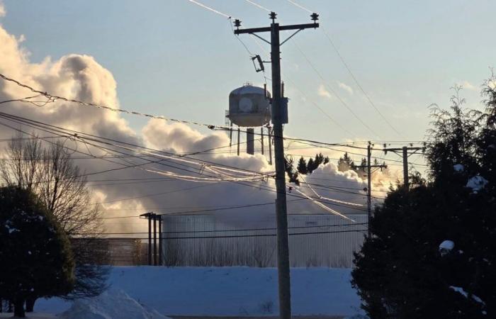 Incendie majeur à la scierie St-Michel