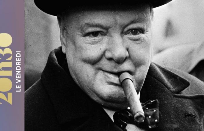 «20h30 vendredi». Churchill et son portrait