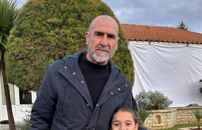 Eric Cantona offre le bonheur et un autographe à Soulaymane, jeune du Bel-Air / Grand-Font Club