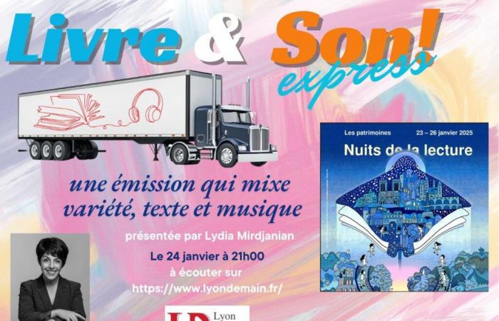 Découvrez « Book and Sound Express » avec Lydia Mirdjanian sur Lyon Demain !