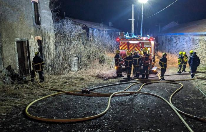 Feu de nuit violent d’une ferme de cette ville de Haute-Loire