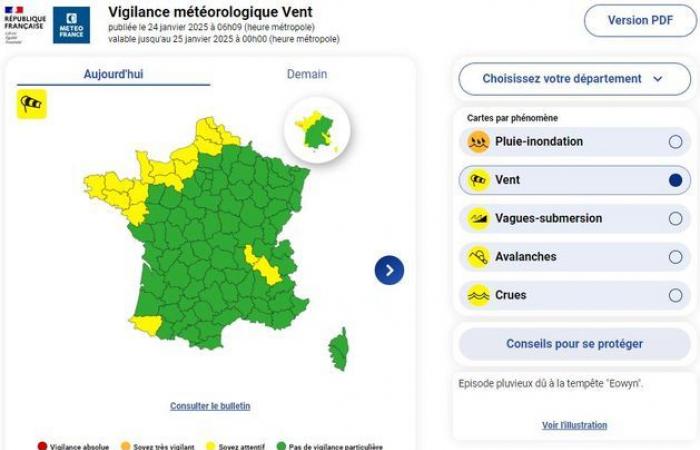 Eowyn Storm: des rafales de vent à plus de 150 km / h frappent les îles britanniques, 32 départements sont vigilants en France