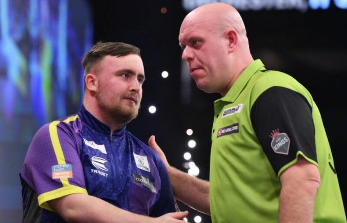 Michael Van Gerwen a une chance précoce à Luke Littler se venge de la défaite finale du championnat du monde