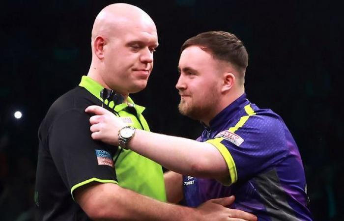 Luke Littler et Michael Van Gerwen ont mis en place la finale finale du World Darts Championship alors que Luke Humphries s’effondre