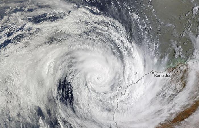 Le cyclone tropical Sean frappe l’Australie occidentale