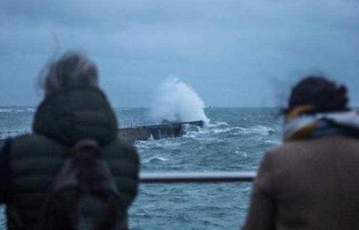 Le Morbihan placé en alerte orange pluie-inondation ce soir, en prévision de la tempête Eowyn