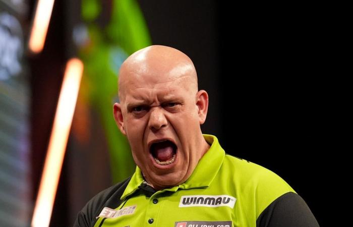 Michael Van Gerwen a une chance précoce à Luke Littler se venge de la défaite finale du championnat du monde