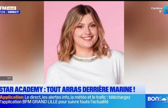 le soutien de la ville d’Arras à Marine avant la finale – BFM Grand Lille