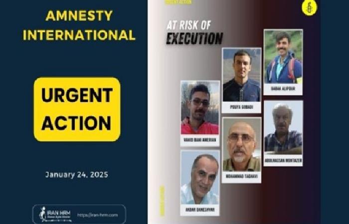 Amnesty International lance un appel urgent pour suspendre l’exécution de six hommes en Iran