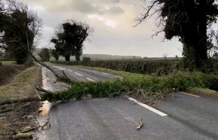 La tempête d’Eowyn frappe l’Irlande