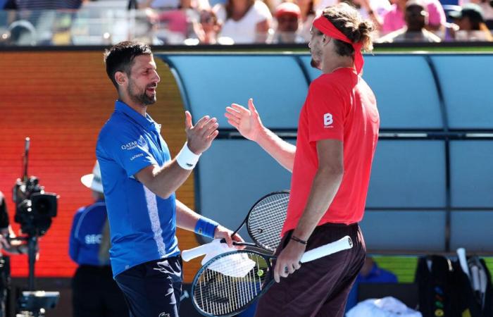 Novak Djokovic, blessé, se retire après avoir perdu le premier set 7-6 contre Alexander Zverev