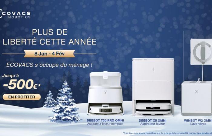 Notre sélection de 4 aspirateurs Ecovacs à prix mini pour les soldes d’hiver