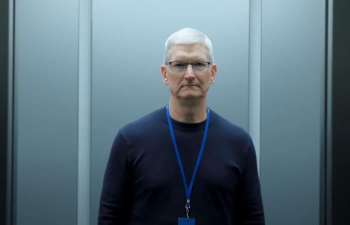 Le PDG d’Apple, Tim Cook, est un employé de Lumon dans Promo Spot