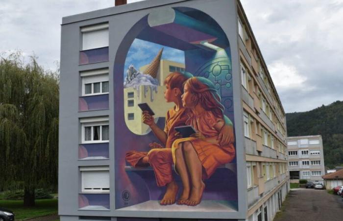 Une nouvelle fresque d’Aurec-sur-Loire en lice pour un concours national