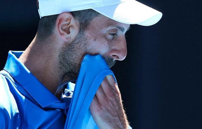 Novak Djokovic a joué avec une déchirure musculaire