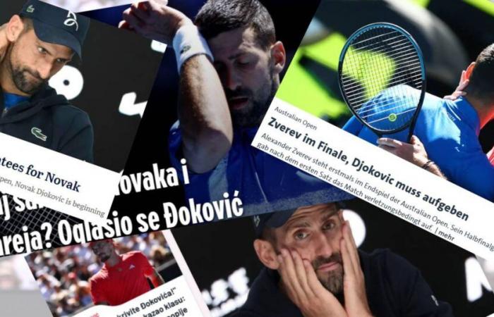 Novak Djokovic doit céder Alexander Zverev – la presse serbe fait rage à cause des sifflets