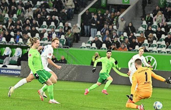 Le but et l’assistant de Wimmer ne suffisent pas : Wolfsburg 2-2 contre Kiel