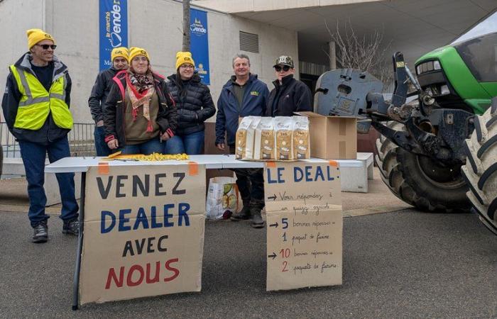 La coordination rurale met en place un «point d’accord» devant le marché