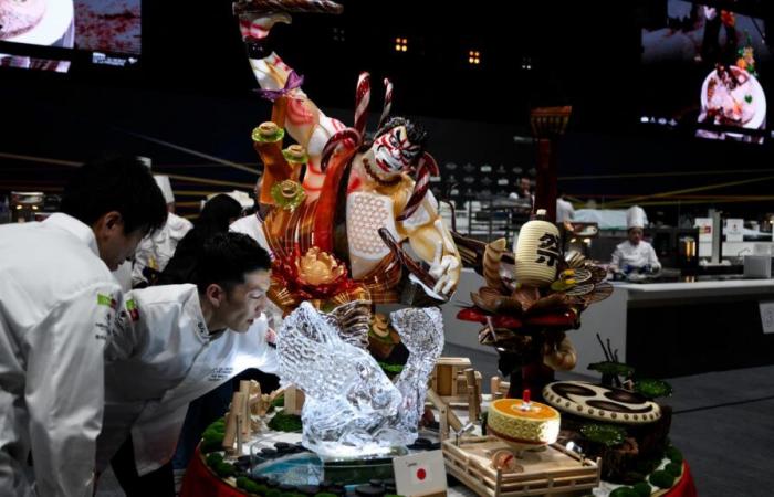 Le Japon Crowned World Pastry Champion à Lyon, en France, arrive en deuxième position